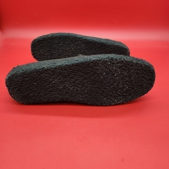 Lands’ End Brown Suede Leather Loafers Crepe Sole Women's 9M Made in Brazil - Picture 7 of 13